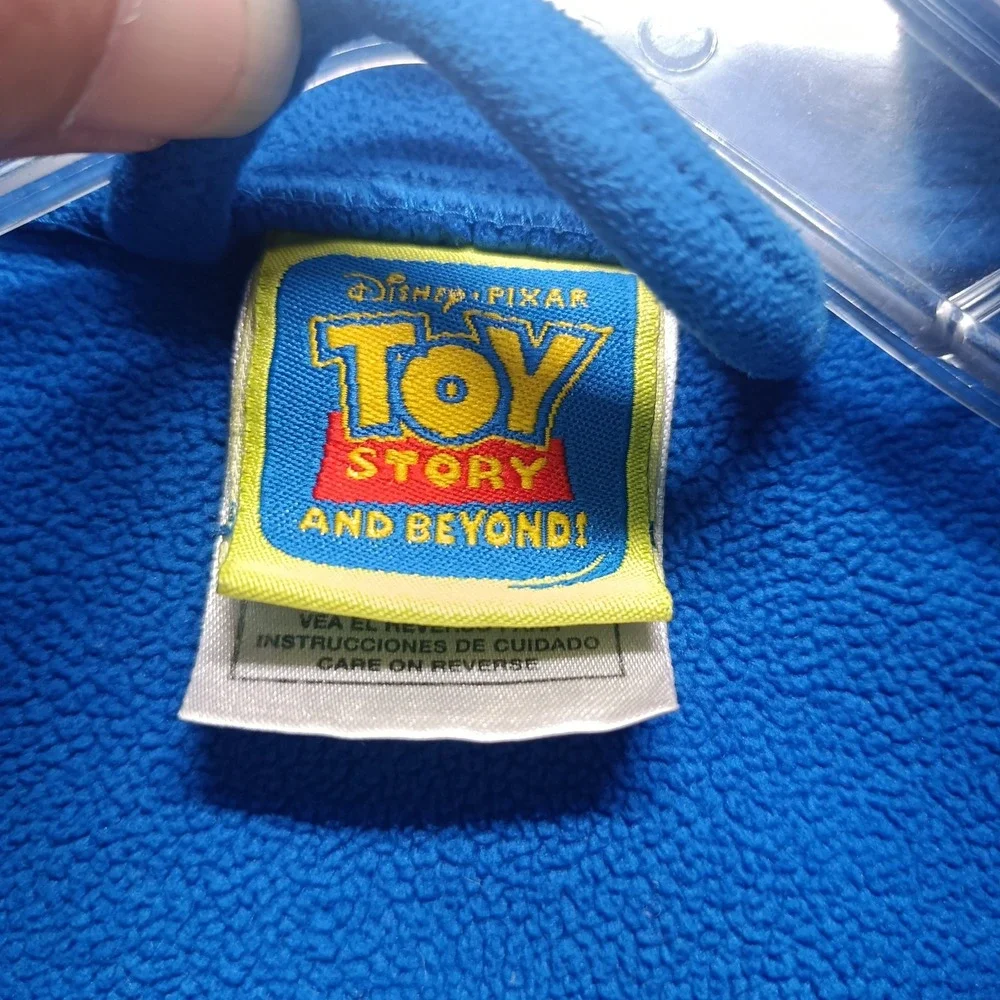 Disney Pixar‎ Buzz Lightyear Robe Blue Kids L(8/10) Bathtime Cozy Toy Story